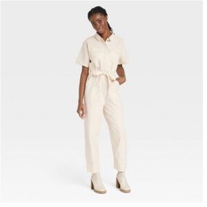 Universal Thread Cream Boiler suit jumpsuit 10